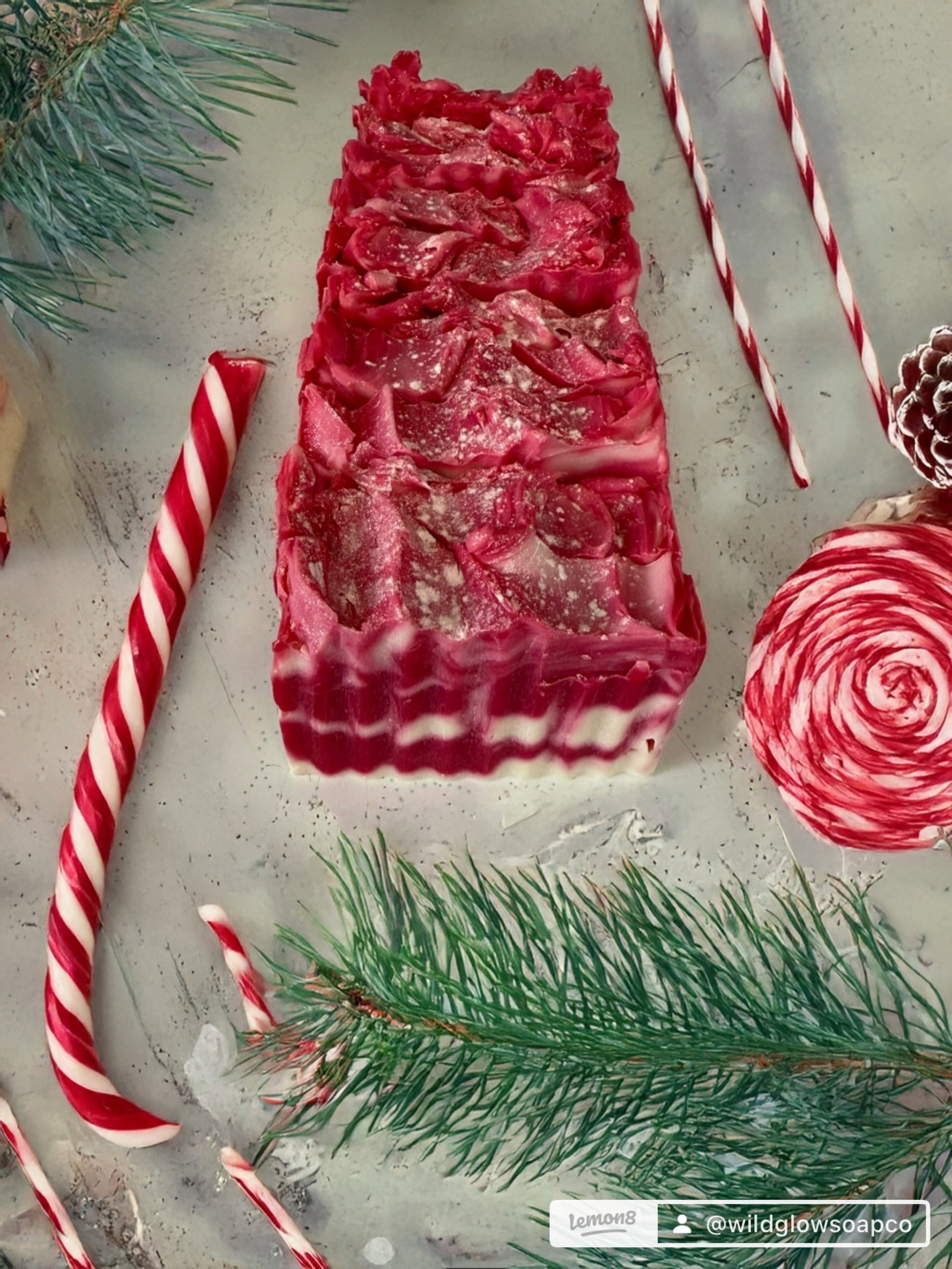 CandyCane Bar Soap