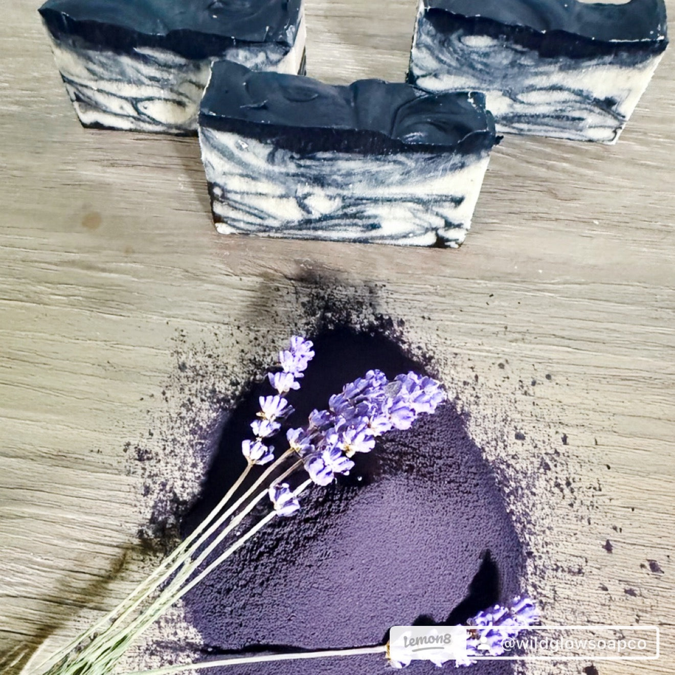Lavender & Tea Tree Activated Charcoal and Bentonite Clay Facial Soap