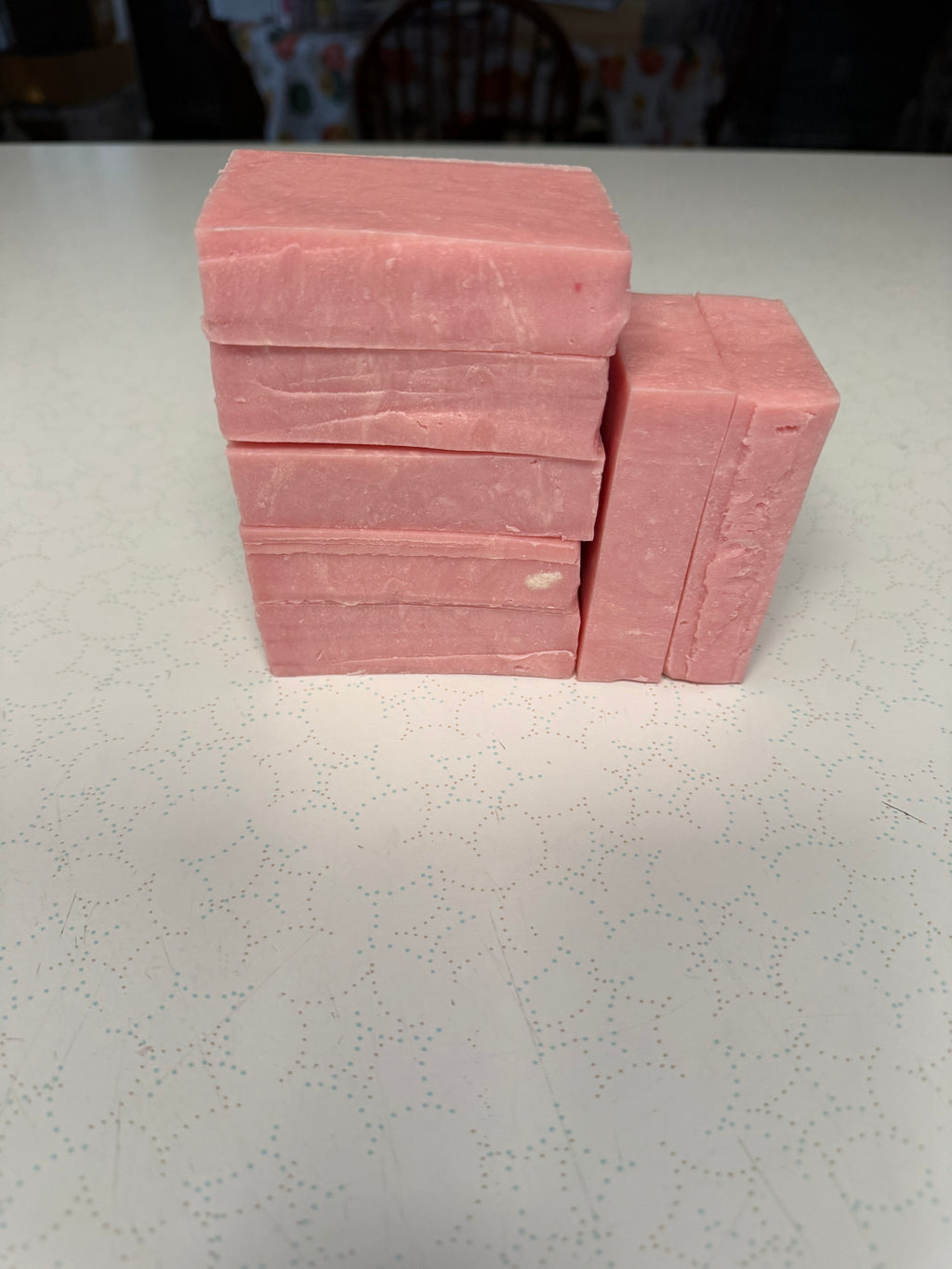 Handcrafted Strawberries & Cream Tallow Soap Bar w/ Organic Oils