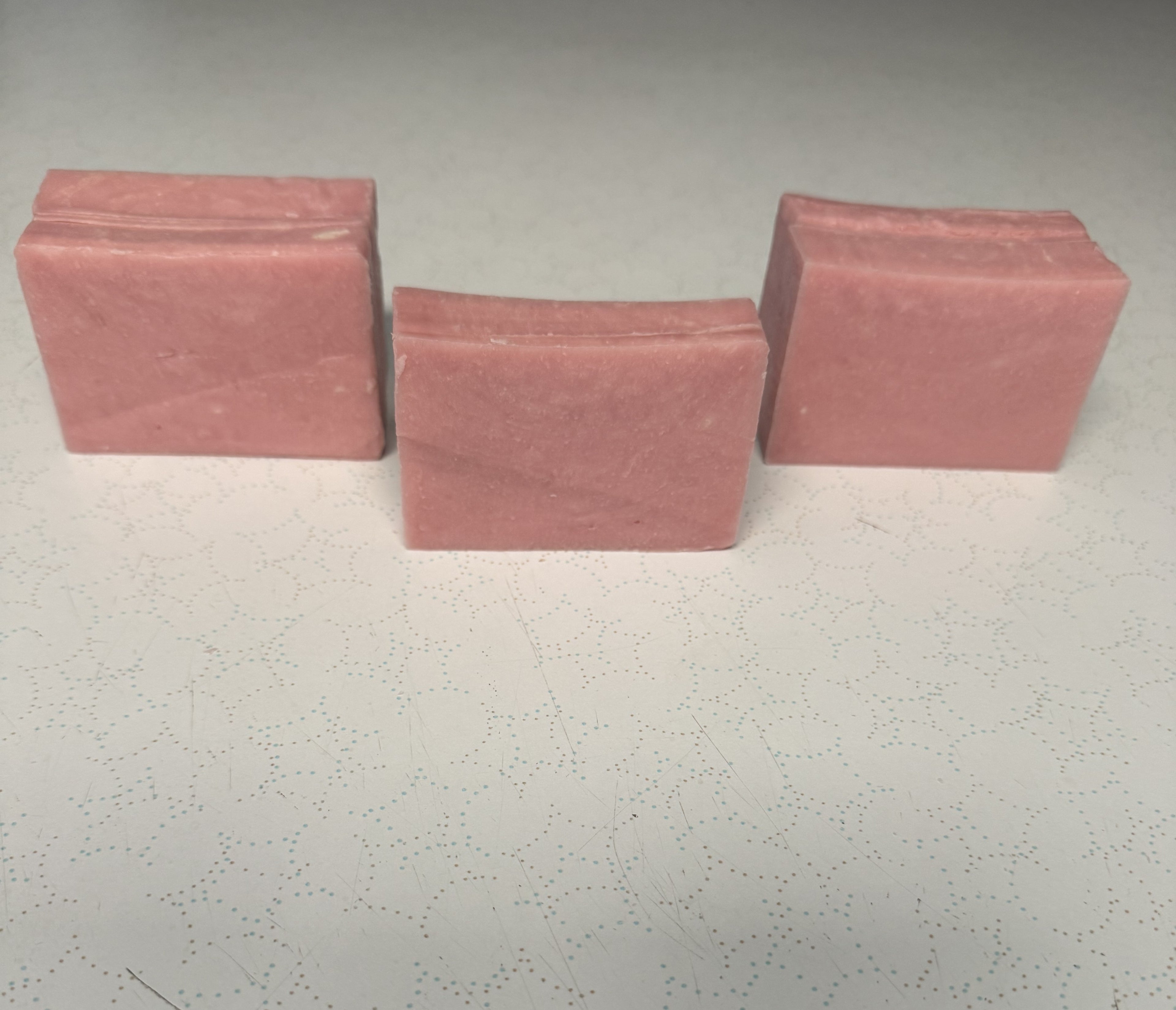 Handcrafted Strawberries & Cream Tallow Soap Bar w/ Organic Oils