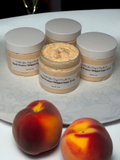 Premium Handmade Peach Prosecco Whipped Sugar Scrub w/ Organic Oils