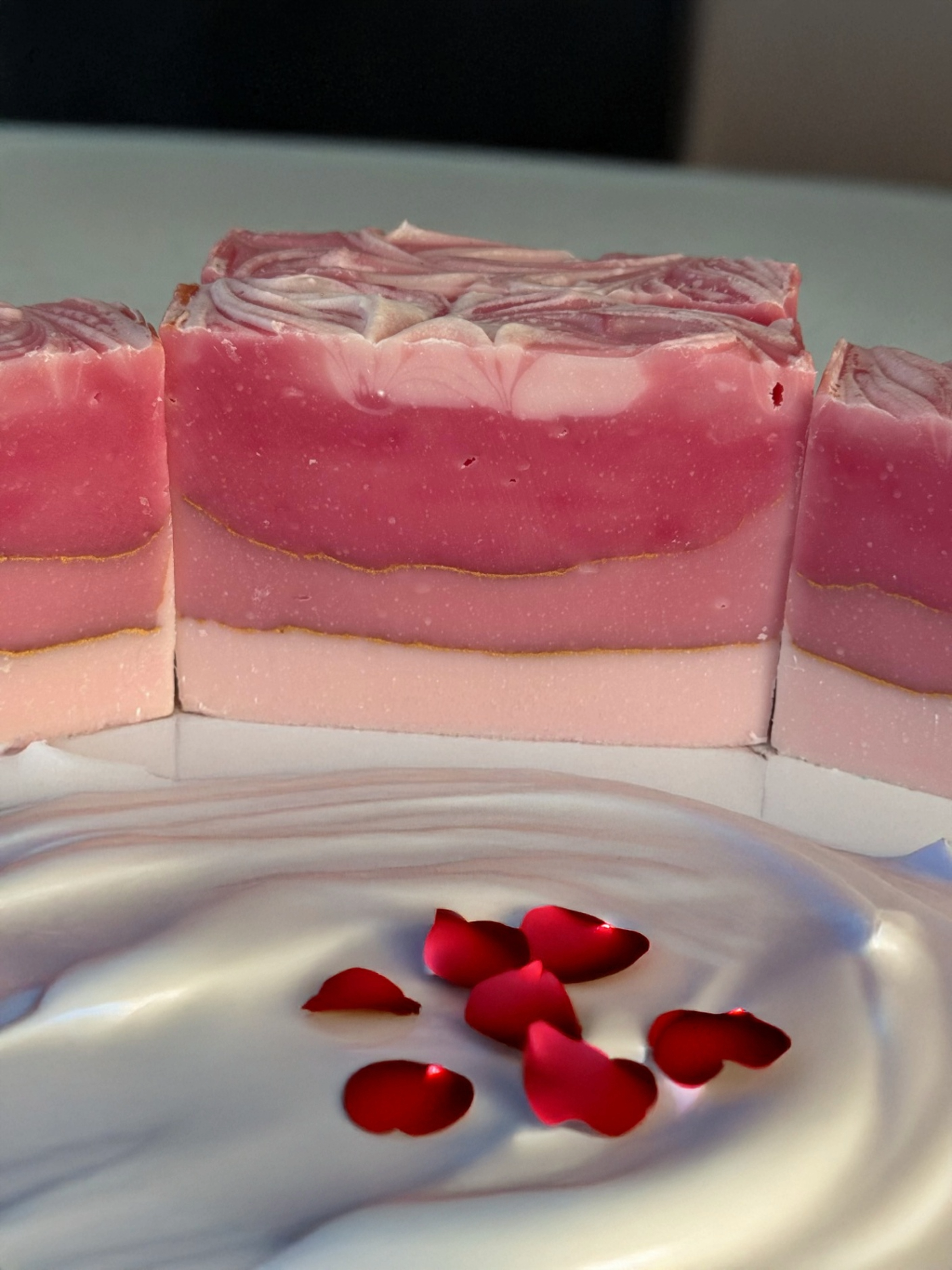 Premium Handcrafted Sweet Rose Tallow Soap Bar - Limited Edition-