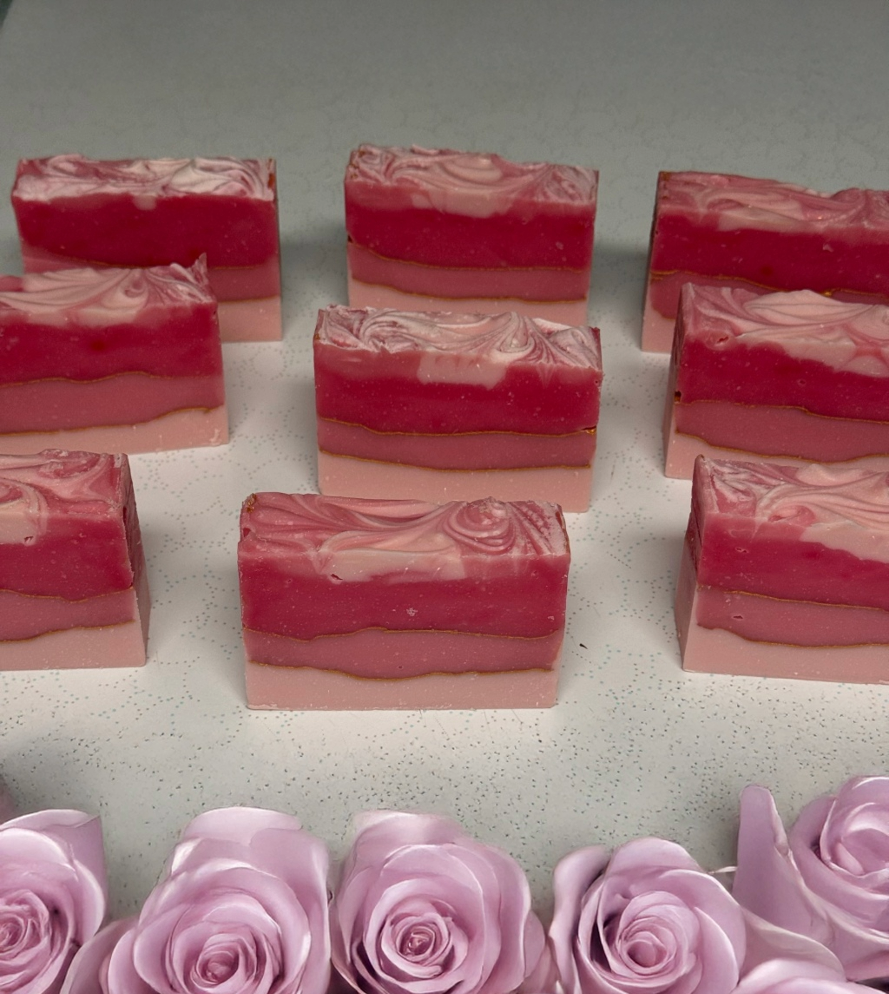 Premium Handcrafted Sweet Rose Tallow Soap Bar - Limited Edition-