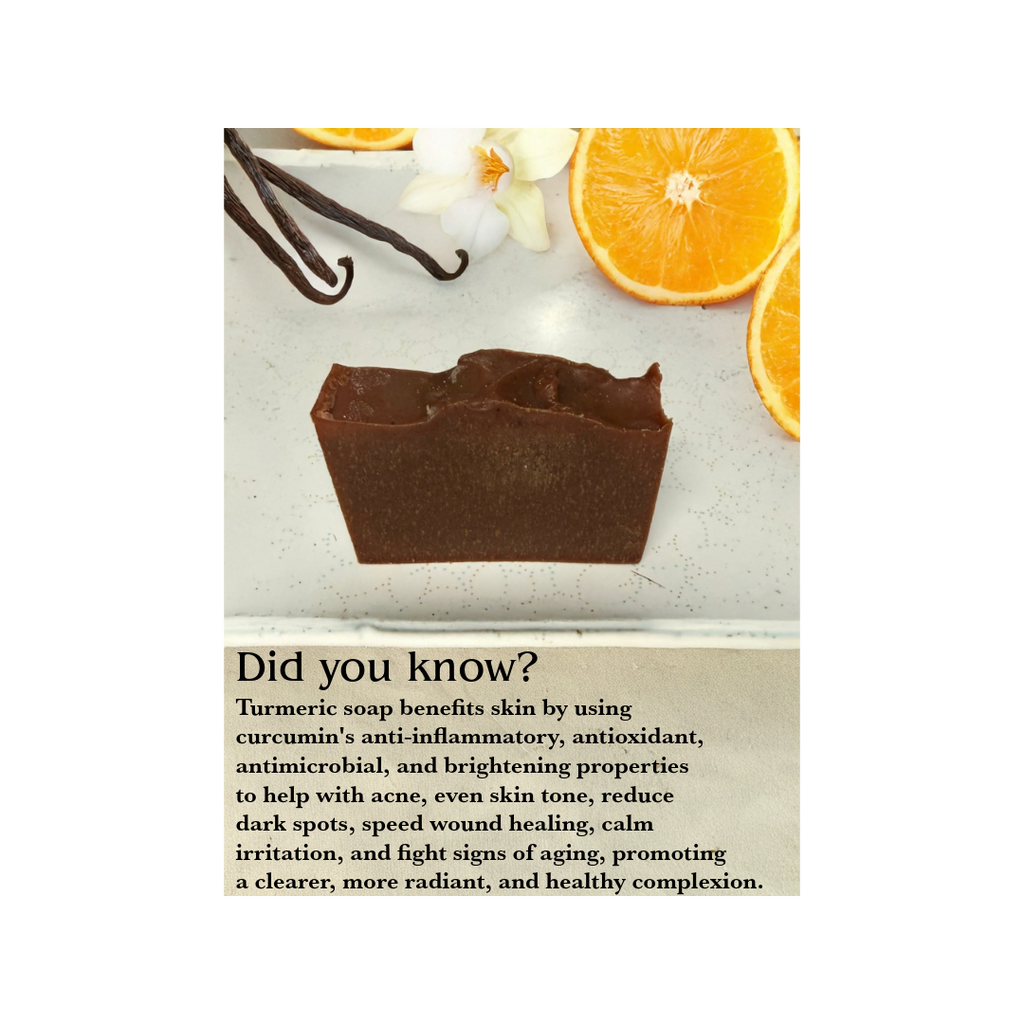 Sweet Citrus Serenade Turmeric Skin Brightening Soap Bar