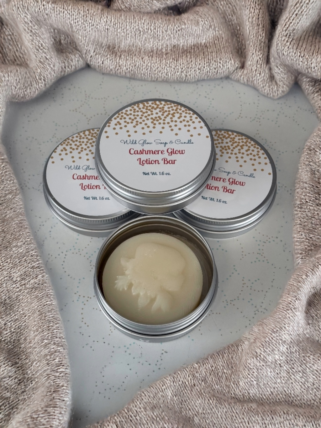 Handmade Cashmere Glow Solid Tallow Lotion Bar w/ Organic Oils