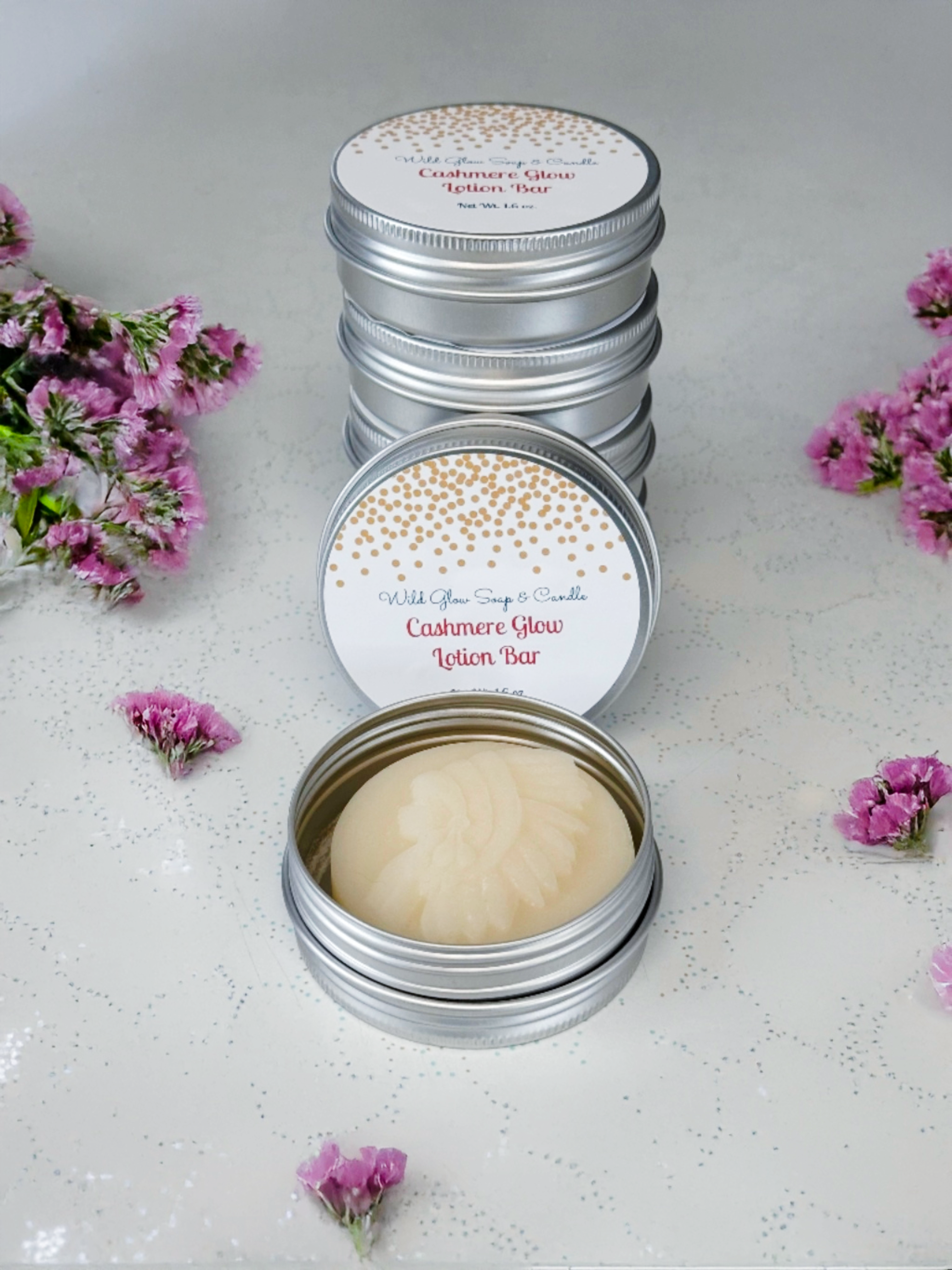 Handmade Cashmere Glow Solid Tallow Lotion Bar w/ Organic Oils