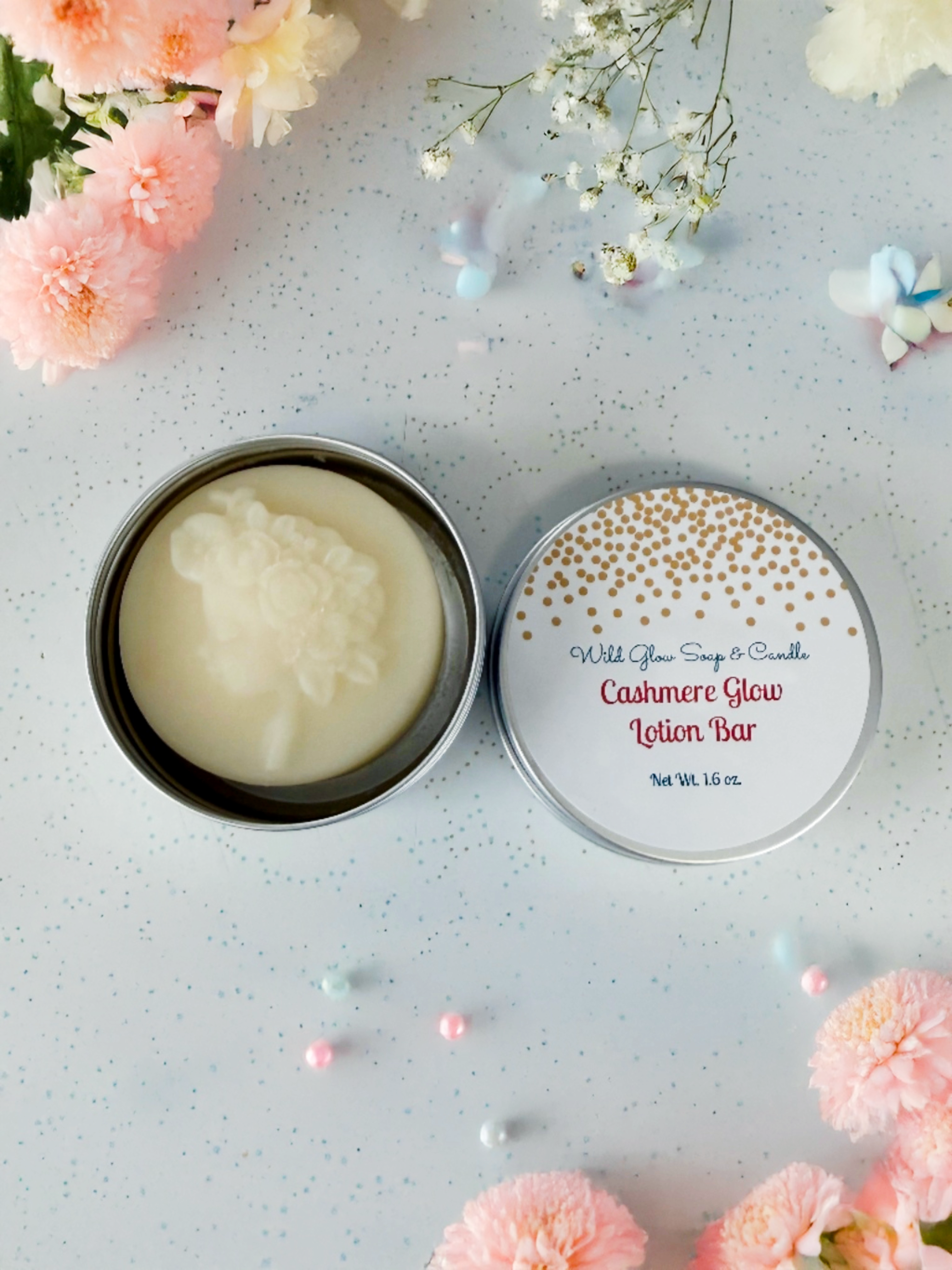 Handmade Cashmere Glow Solid Tallow Lotion Bar w/ Organic Oils